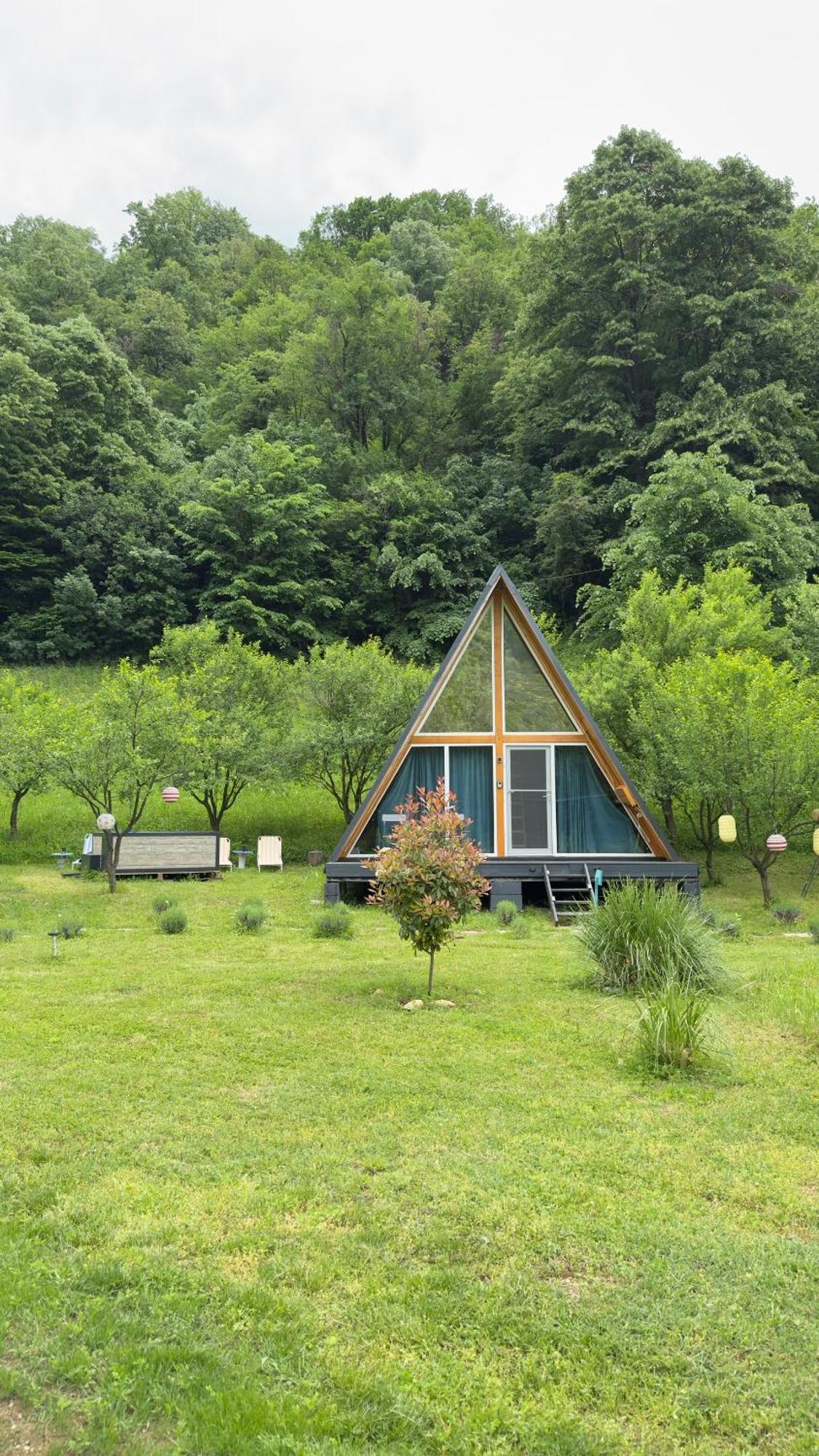Cabane A-Frame Svinita Экстерьер фото
